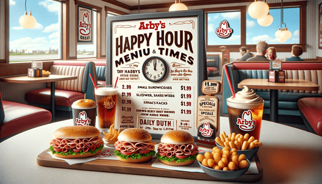 Arbys Happy Hour Time And Menu